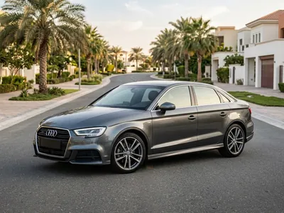 Audi A3 Sedan à louer à Dubaï, vue avant