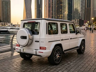Mercedes-AMG G63 للإيجار في دبي، منظر خلفي