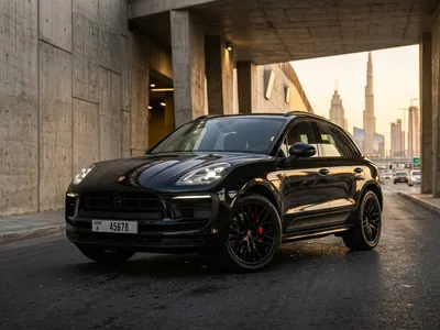 Porsche Macan GTS à louer à Dubaï, vue avant