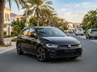 VW Polo R-Line à louer à Dubaï, vue avant
